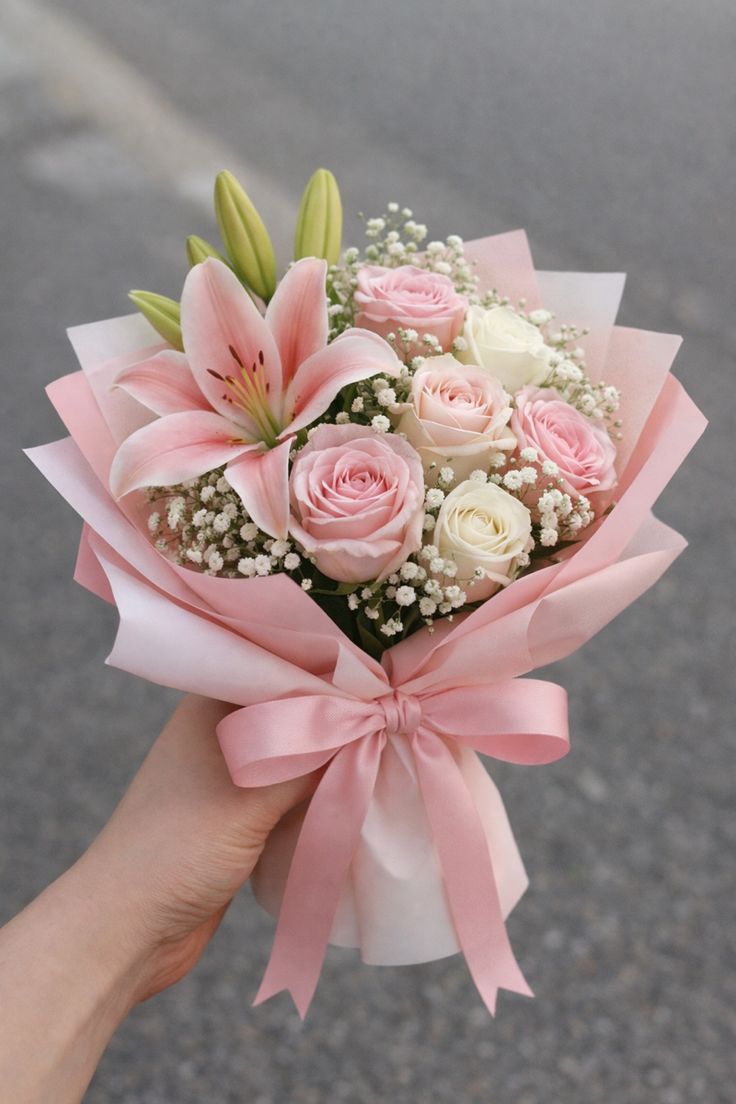 Pinkish white